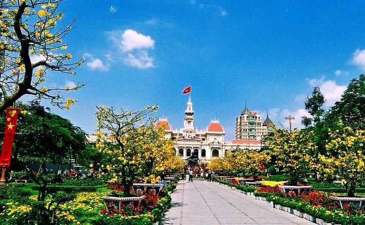 Sai Gon on Tet holiday